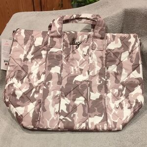 Lug Dory XL Convertible Tote Bag- Camo Taupe